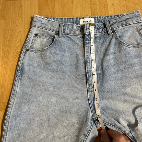 ROLLA'S High Rise Relaxed Dusters Mid Wash Size 29 - Picture 13 of 15